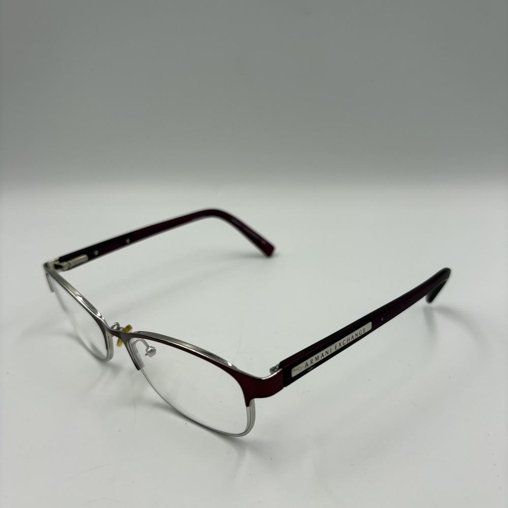 Armani Exchange Glasses Womens Red Square Frames AX 1010 6050 53-16-140 *flaw*